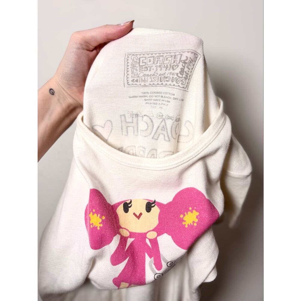 Coach Japan 2009 Poppy Chan Pinky Baby Tee Size XS - Picture 5 of 5